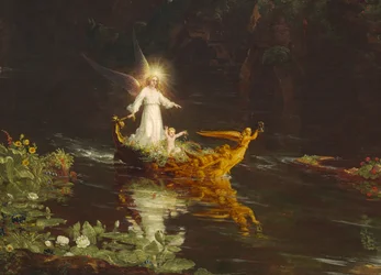 Die Reise des Lebens: Kindheit (Detail), 1842